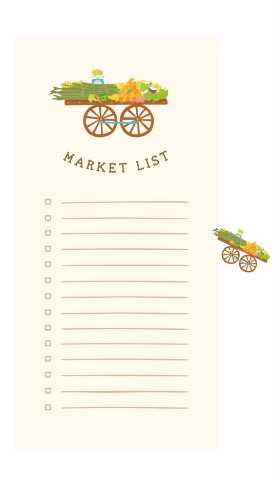 Market List Notepad