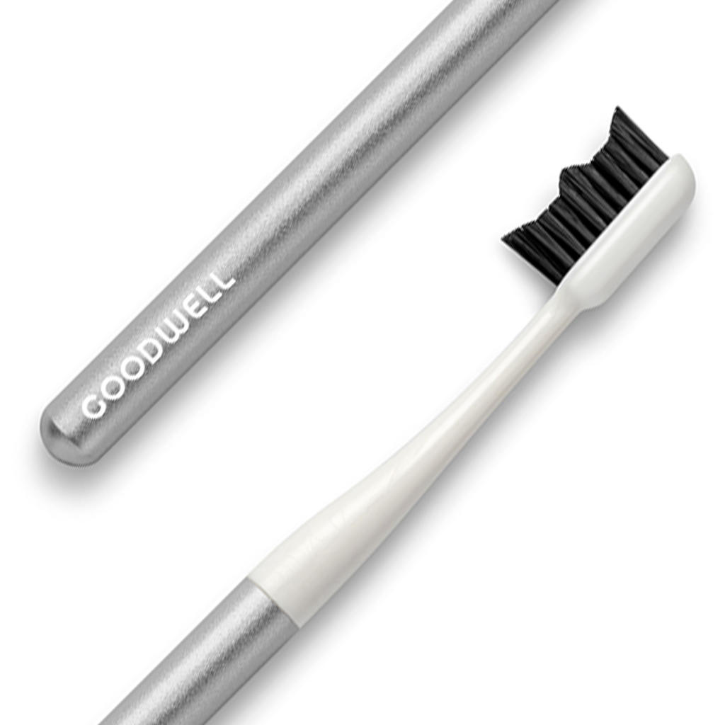 Aluminum Handle Toothbrush + Replaceable Brush Head