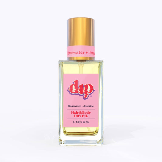 Rosewater & Jasmine
 - Dip Hair & Body Dry Oil