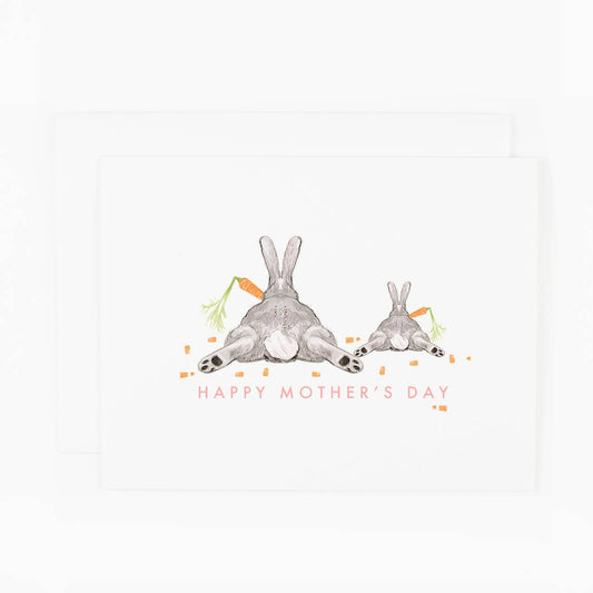 Mom and Baby Bunny Mother’s Day Card