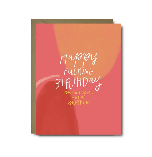 Ray of Sunshine Birthday Greeting Card