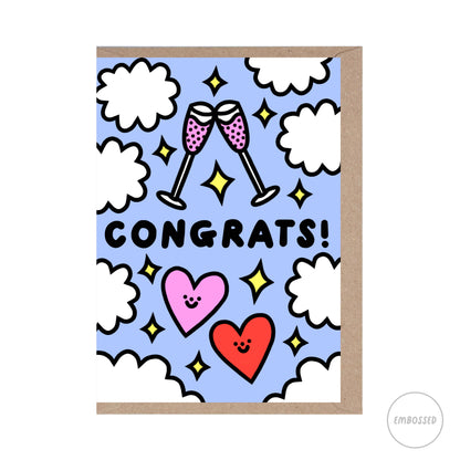 Rumble Cards - Congrats - Wedding - Anniversary - Cute - Greeting Card