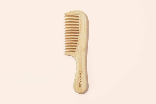 Bamboo Handled Comb
