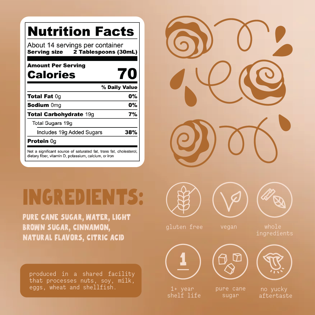 Cinnamon bun surrup