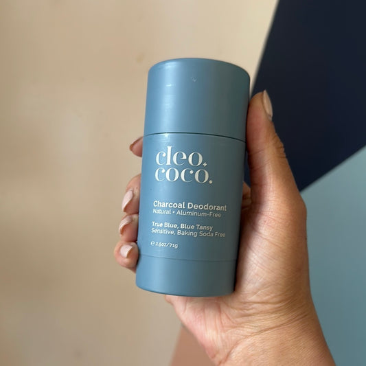 Charcoal deodorant - True Blue, Blue Tansy