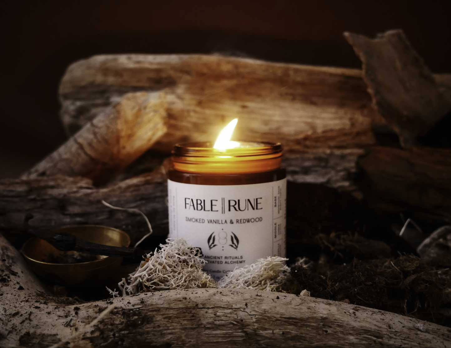 Smoked Vanilla & Redwood Candle