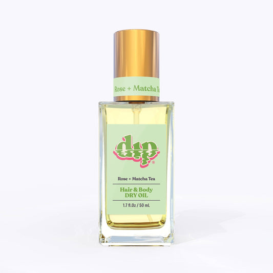 Rose & Matcha Tea
 - Dip Hair & Body Dry Oil