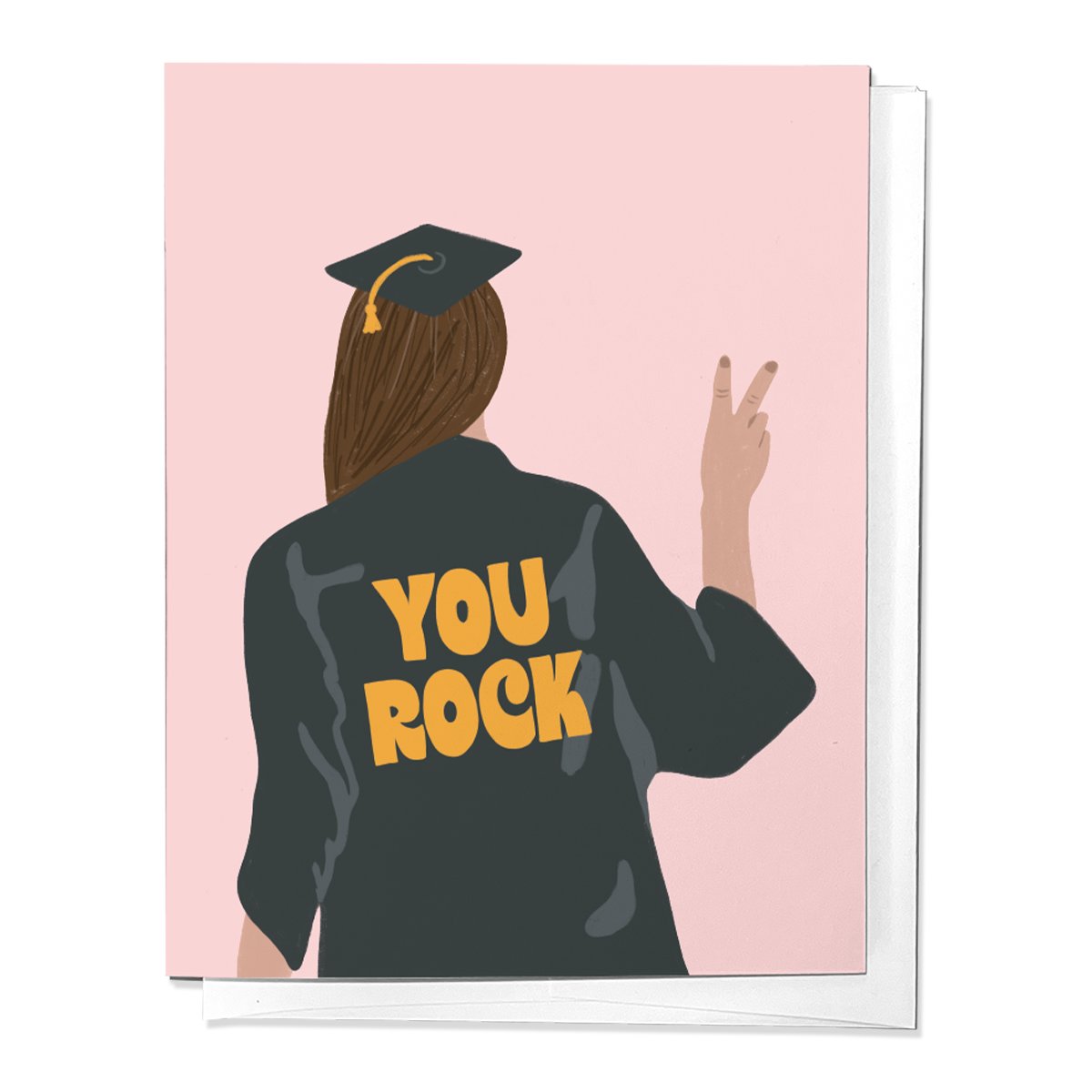 Parcel Island - You Rock Graduation Congratulations College Greeting Card