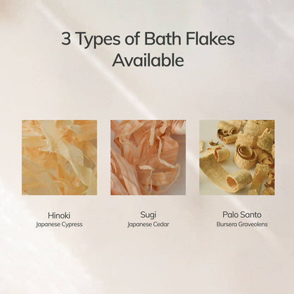 Cedar and Myrrh - Sugi Japanese Bath Flakes