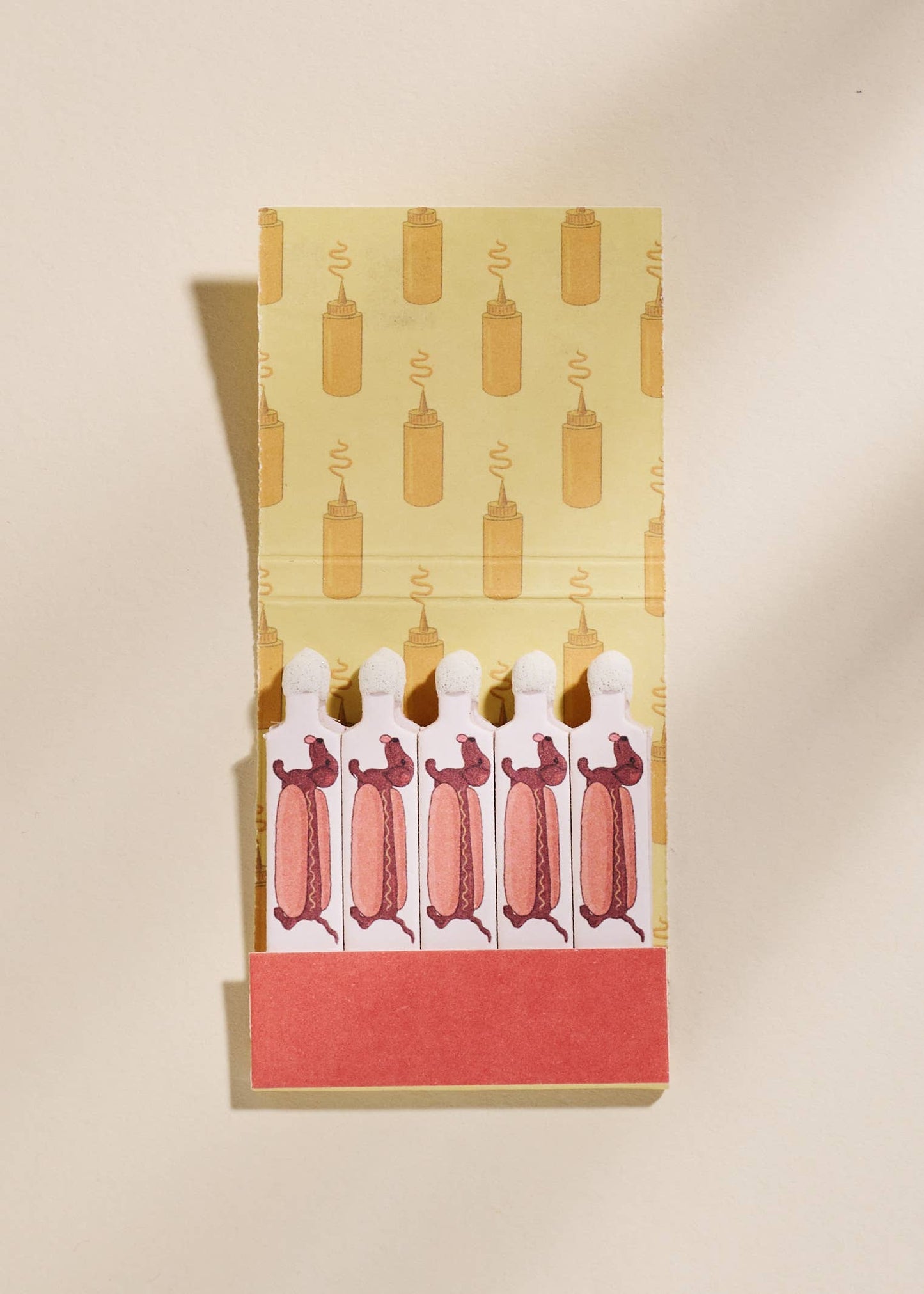 One & Only Paper - Hot Dog Printed 10 Stem Matchbook