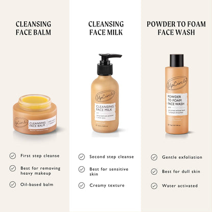 Powder-to-Foam Face Wash with Upcycled Willow Bark + Papaya