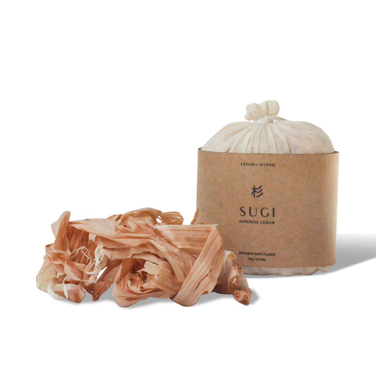 Cedar and Myrrh - Sugi Japanese Bath Flakes