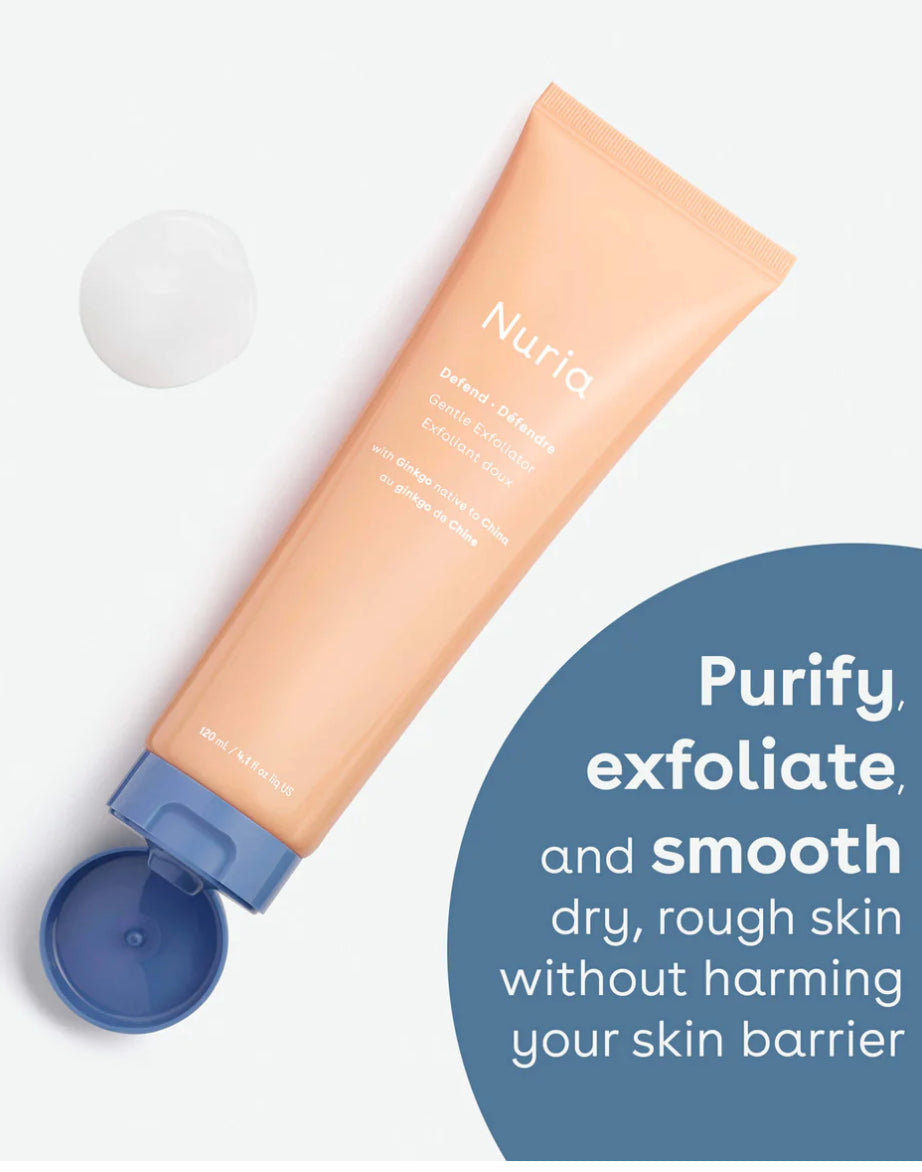 Defend Gentle Exfoliator
Deeply purifying pore cleanser with Ginkgo
