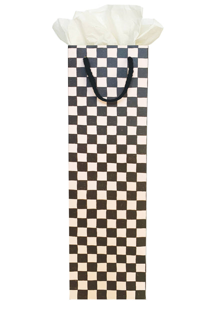 The Social Type - Checkers Wine Gift Bag