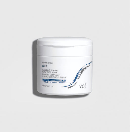 Rhythm of the Rain
CLEANSING GLACIAL SCALP EXFOLIATOR