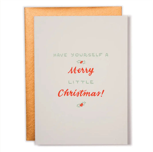 Merry Little Christmas Greeting Card