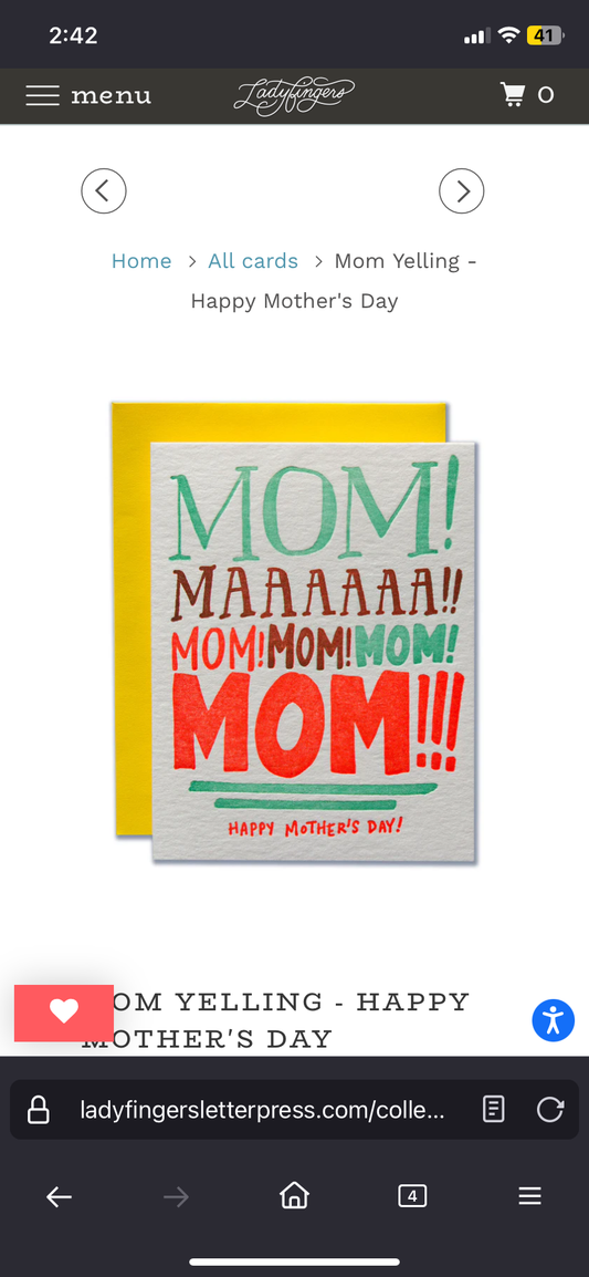 Mother’s Day Mom Yelling Greeting Card