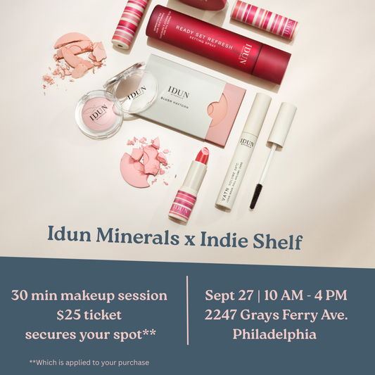 The Indie Shelf x Idun Minerals