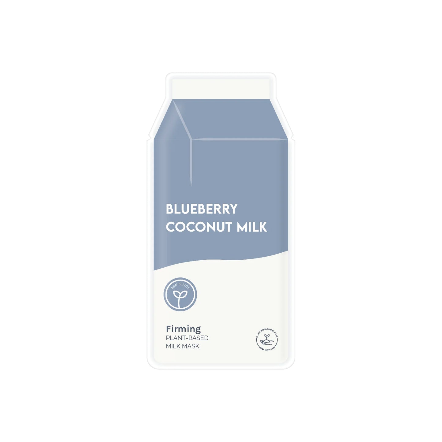 Blueberry Coconut Milk Firming Plant-Based Milk Mask