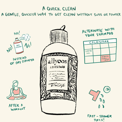 allyoos - A Quick Clean, Hair Rinse