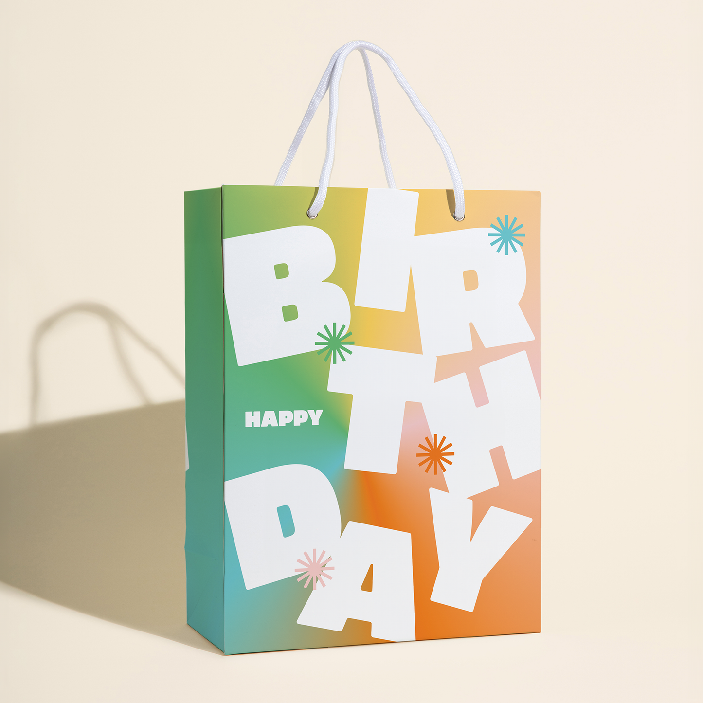 paper&stuff - Happy Birthday Gradient Gift Bag