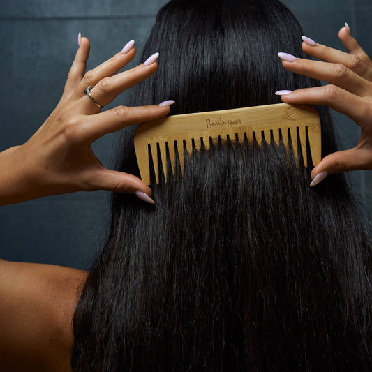 Pointed Bamboo Wide Tooth Comb