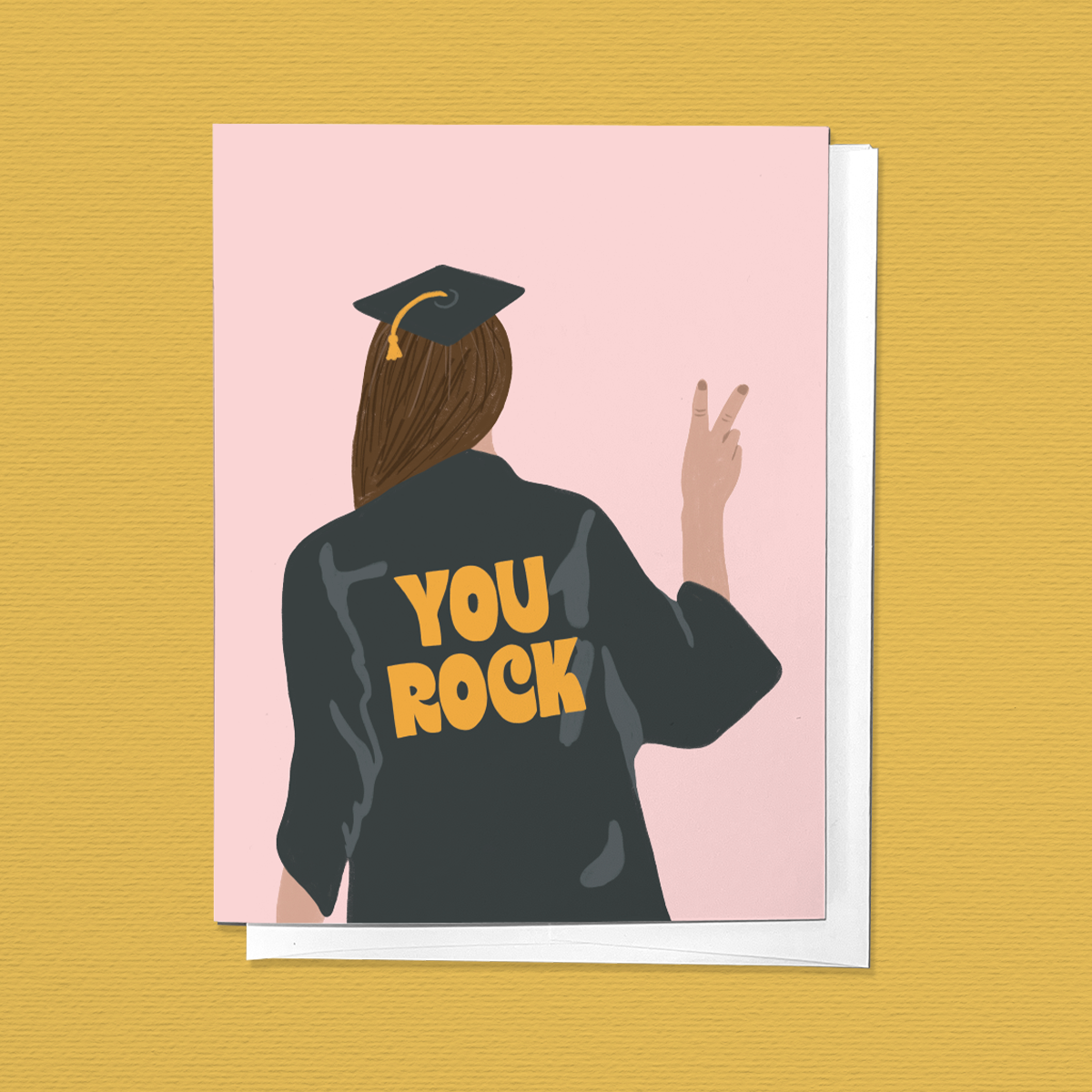Parcel Island - You Rock Graduation Congratulations College Greeting Card