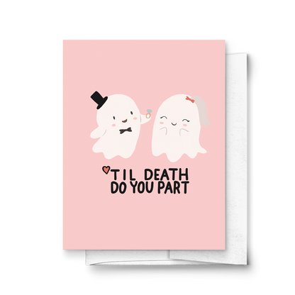 Til Death Do You Part Wedding Card