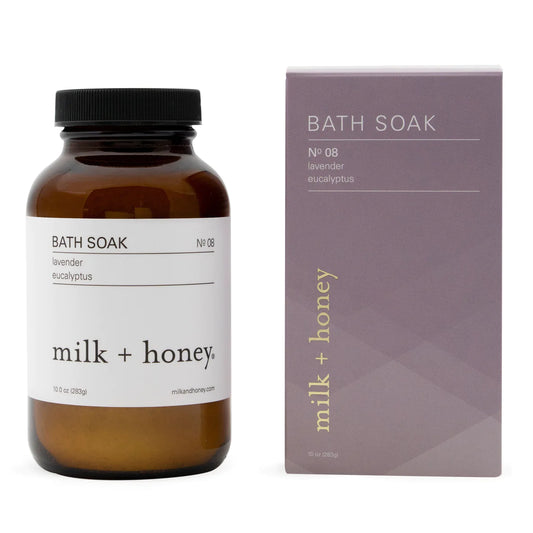 10oz Bath Soak No. 08 - Lavender, Eucalyptus