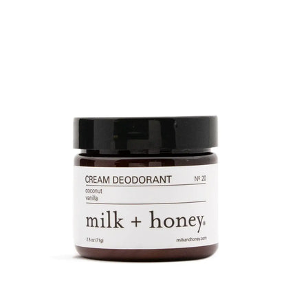 Milk and Honey - Cream Deodorant, Nº 20 Coconut + Vanilla