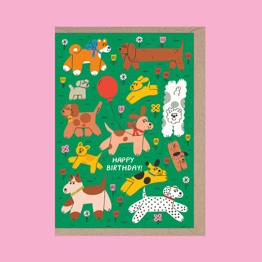 Rumble Cards - Happy Birthday - Dog Lover Card - Cute - Animal - Celebrate