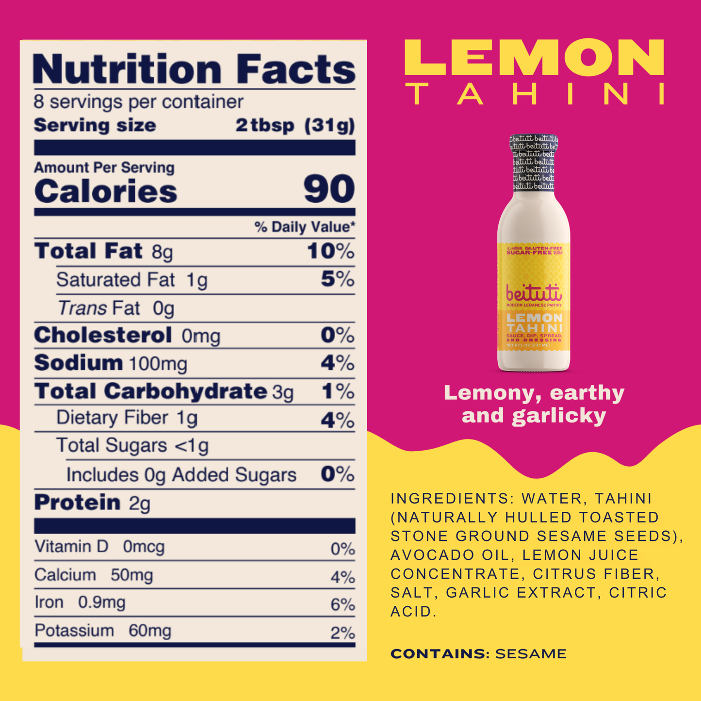 Lemon Tahini Sauce