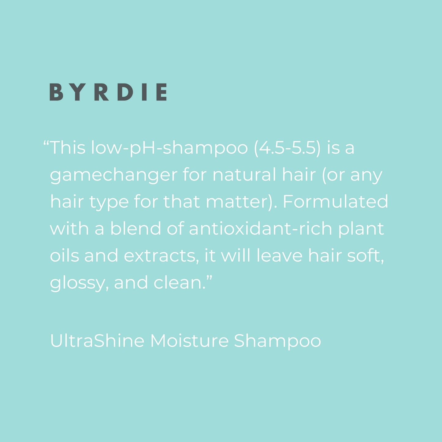 UltraShine Moisture Shampoo