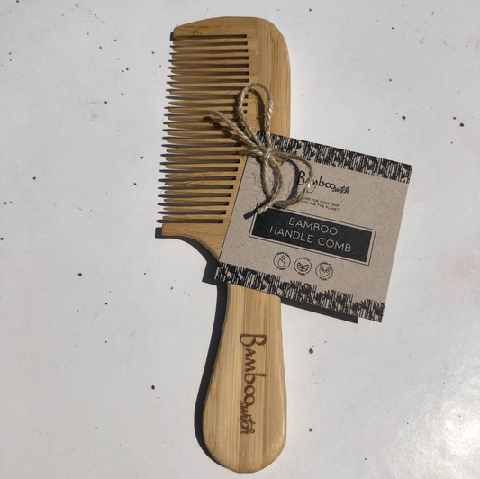 Bamboo Handled Comb