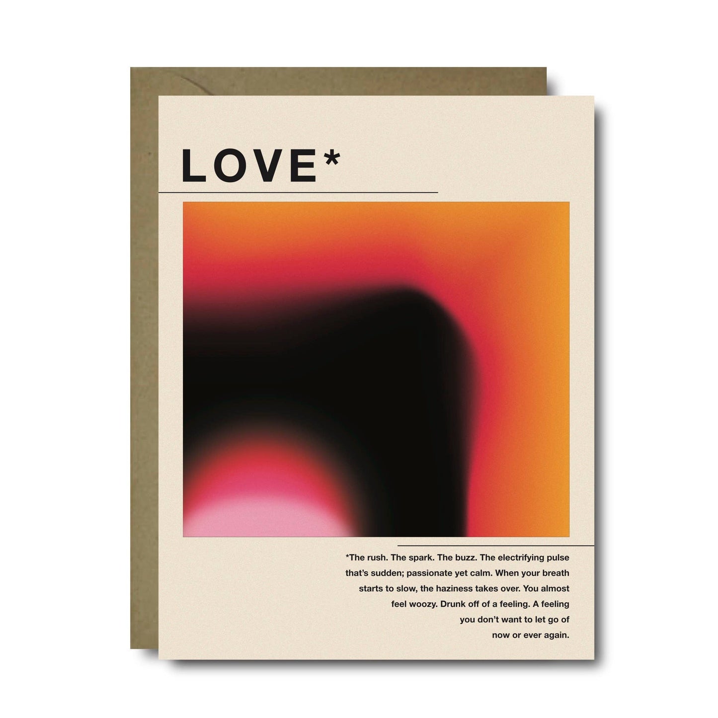 The Rush The Spark The Buzz Love Greeting Card