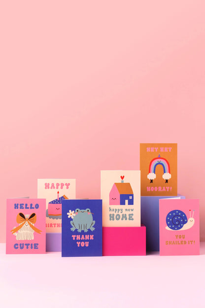 Rumble Cards - Happy Birthday - Birthday Cake - Fun - Slice of Cake Card