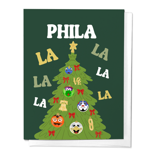 Phila La La Philly Sports Greeting Card