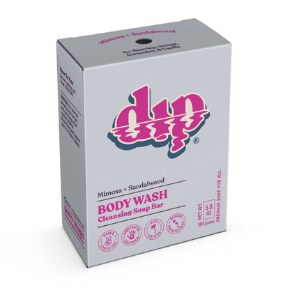 Mimosa & Sandalwood
 - Dip Body Wash Cleansing Soap Bar