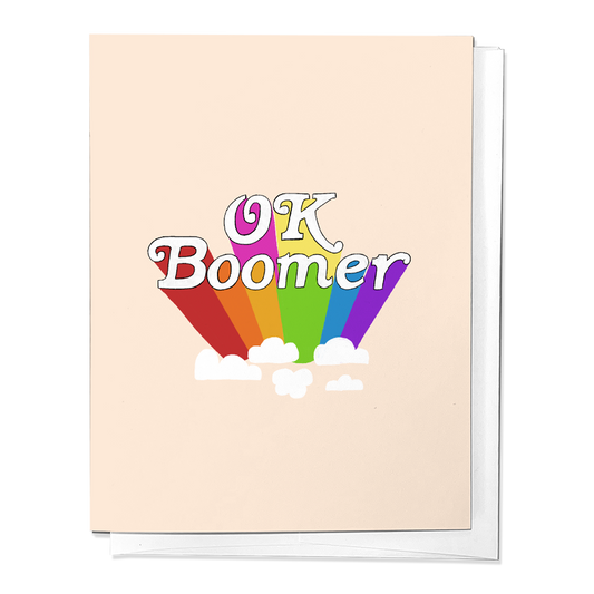 OK Boomer Greeting Card