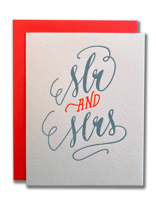 Mr. & Mrs.Wedding Card