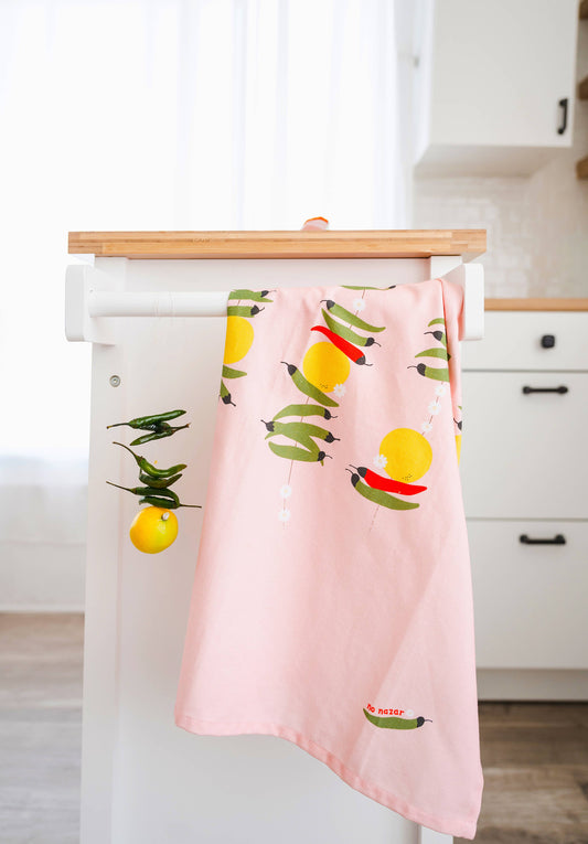 Nimbu Mirch Tea Towel