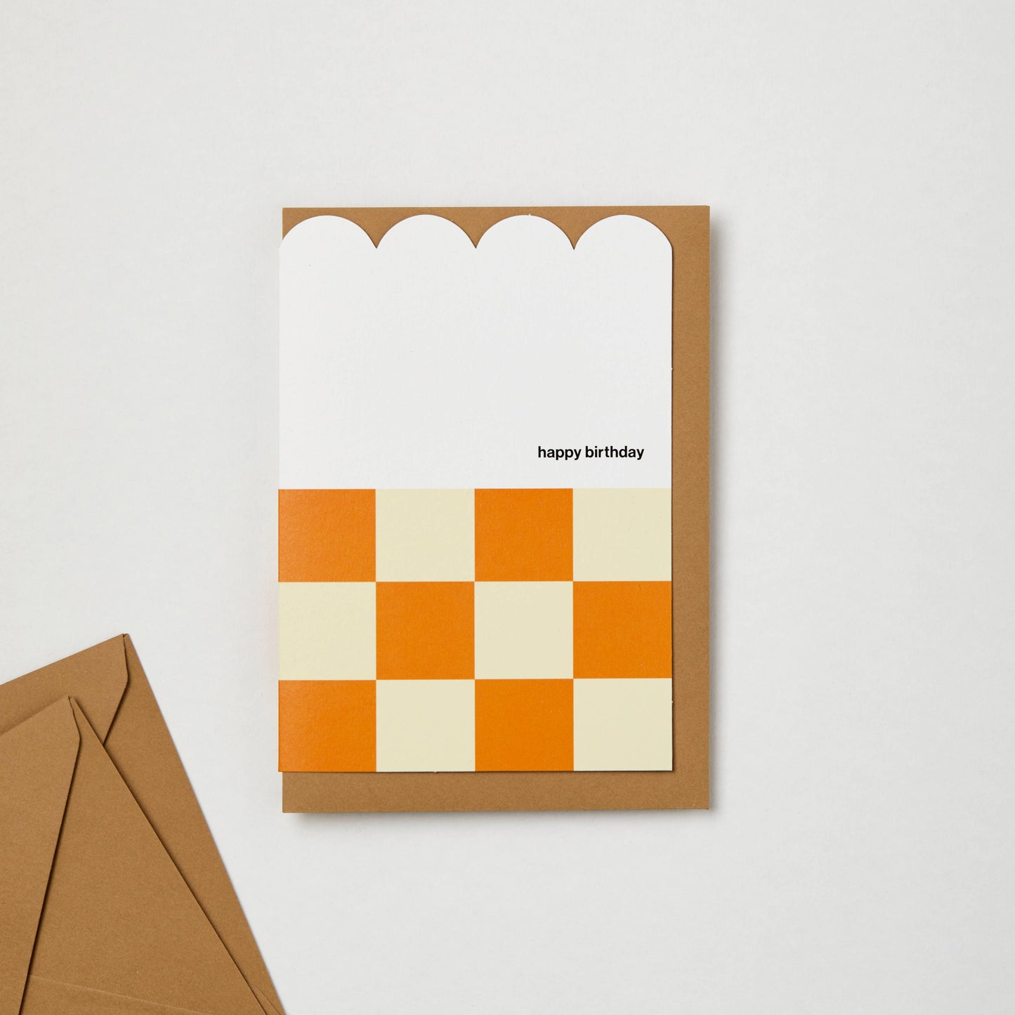 Scalloped ‘Happy Birthday’ Card