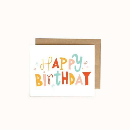 Colorful Bday Card