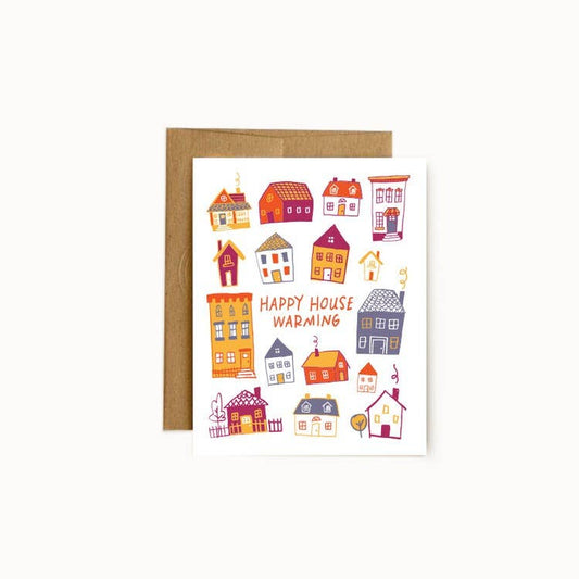 Colorful House Warming Card