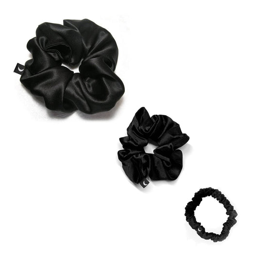 Silk Scrunchie Trio Set (3 color options)