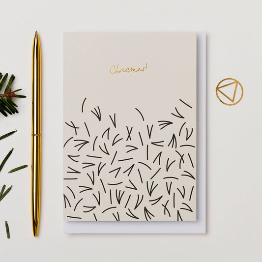 Pineneedles Christmas Card